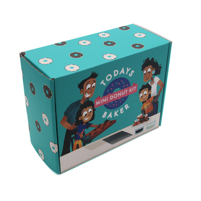Custom Printing Doughnut Packing Box Donut Paper Box Packaging With Logo