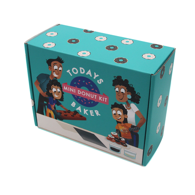 Custom Printing Doughnut Packing Box Donut Paper Box Packaging With Logo