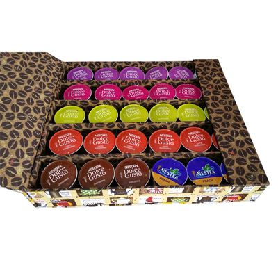 Custom Unique Design Coffee Pod Capsule Paper Packaging Gift Box With Logo