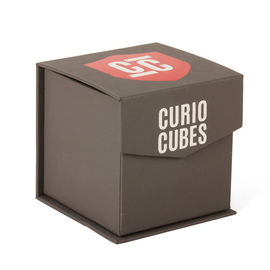 Crystal Packaging Magnetic Rigid Gift Box , Custom Printed Magnetic Packaging Box