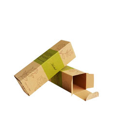 Custom Printed Cosmetic Boxes Recycle Kraft Paper , Essential Oil Packaging Box