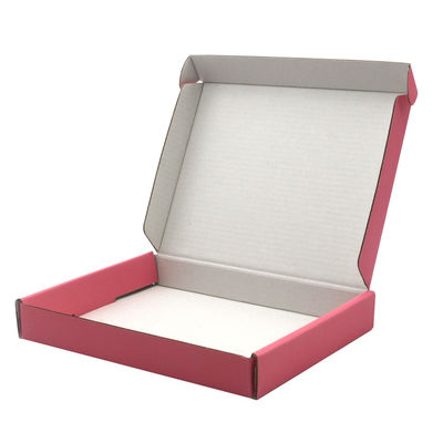 Custom Logo Printing Corrugated Pink Small Custom Mailer Packiging Box
