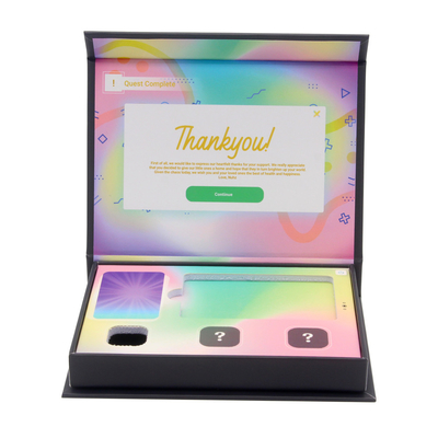 Custom Printing Playing Game Business Trading Credit Cards Box Packaging Greeting Wedding Gift Card Box