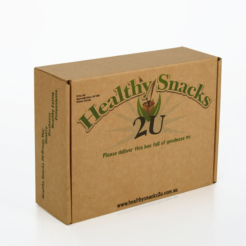 Brown Corrugated Printed Mailer Boxes / Cardboard Shipping Boxes Custom Sizes